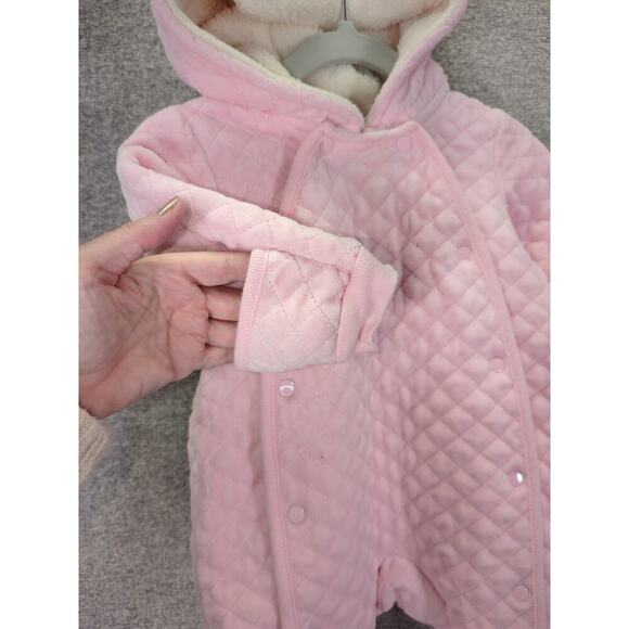Nordstrom Baby Quilted Cotton Bunting Pink Size 6 Months - Picture 5 of 13